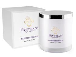 Nefertiti's Reign --Luxury Spa & Aromatherapy Soy Candle (up to 80 hrs burn time)